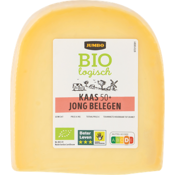 Jumbo Biologische Kaas 50+ Jong Belegen ca. 450 g