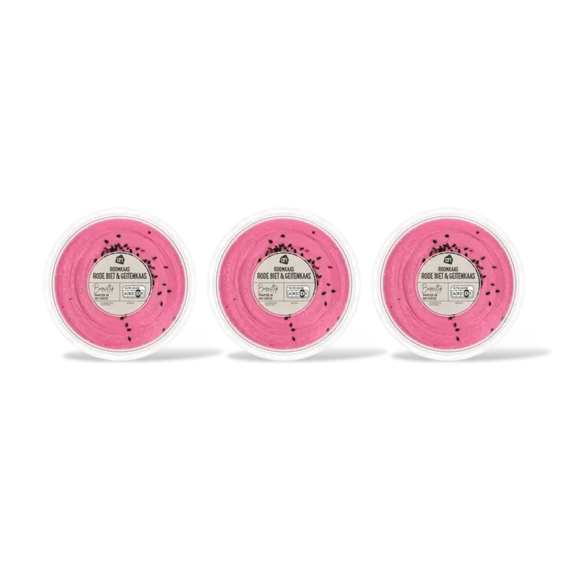 AH Roomkaas rode biet & geitenkaas 3-pack