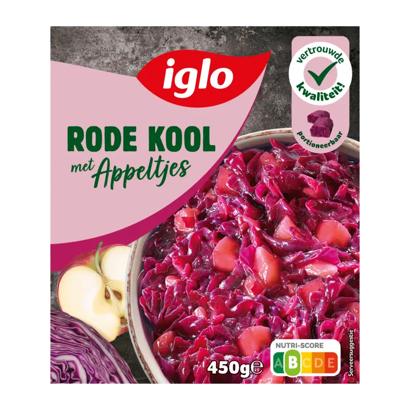 Iglo Rode kool met appeltjes