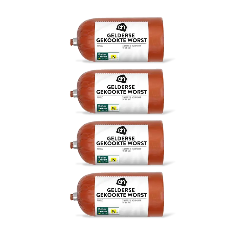 AH Gelderse gekookte worst 4-pack