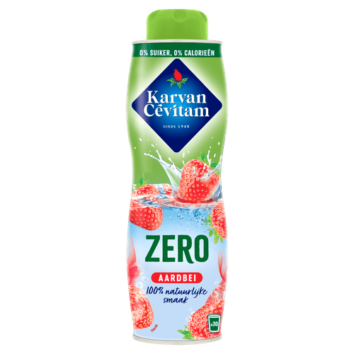 Karvan Cevitam Limonadesiroop aardbei 0%