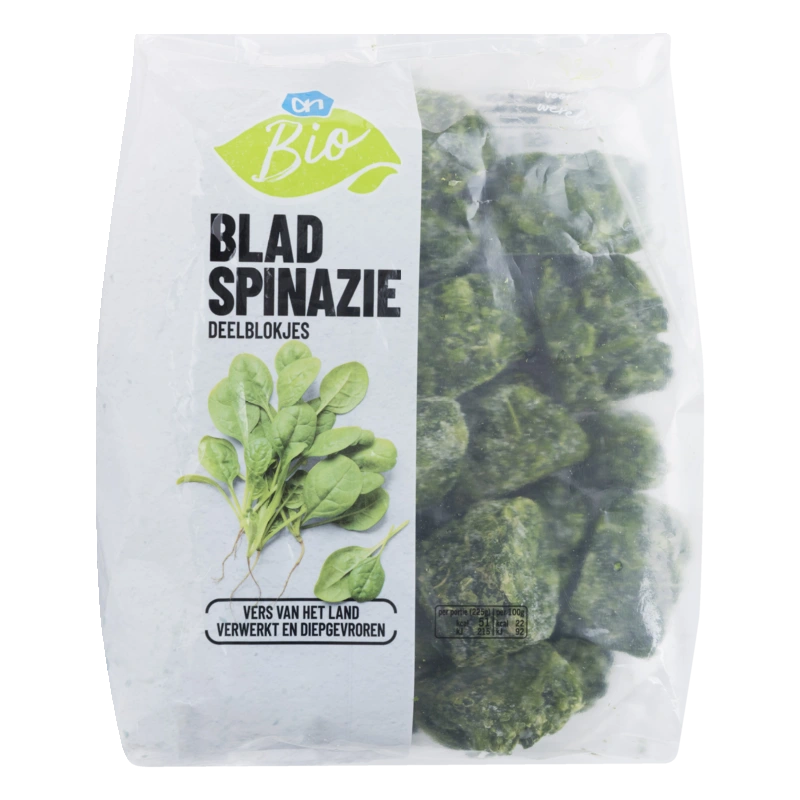 AH Biologisch Bladspinazie deelblokjes