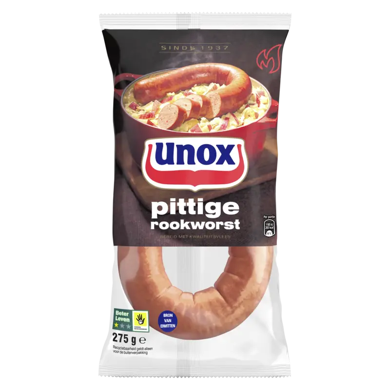 Unox Rookworst pittig