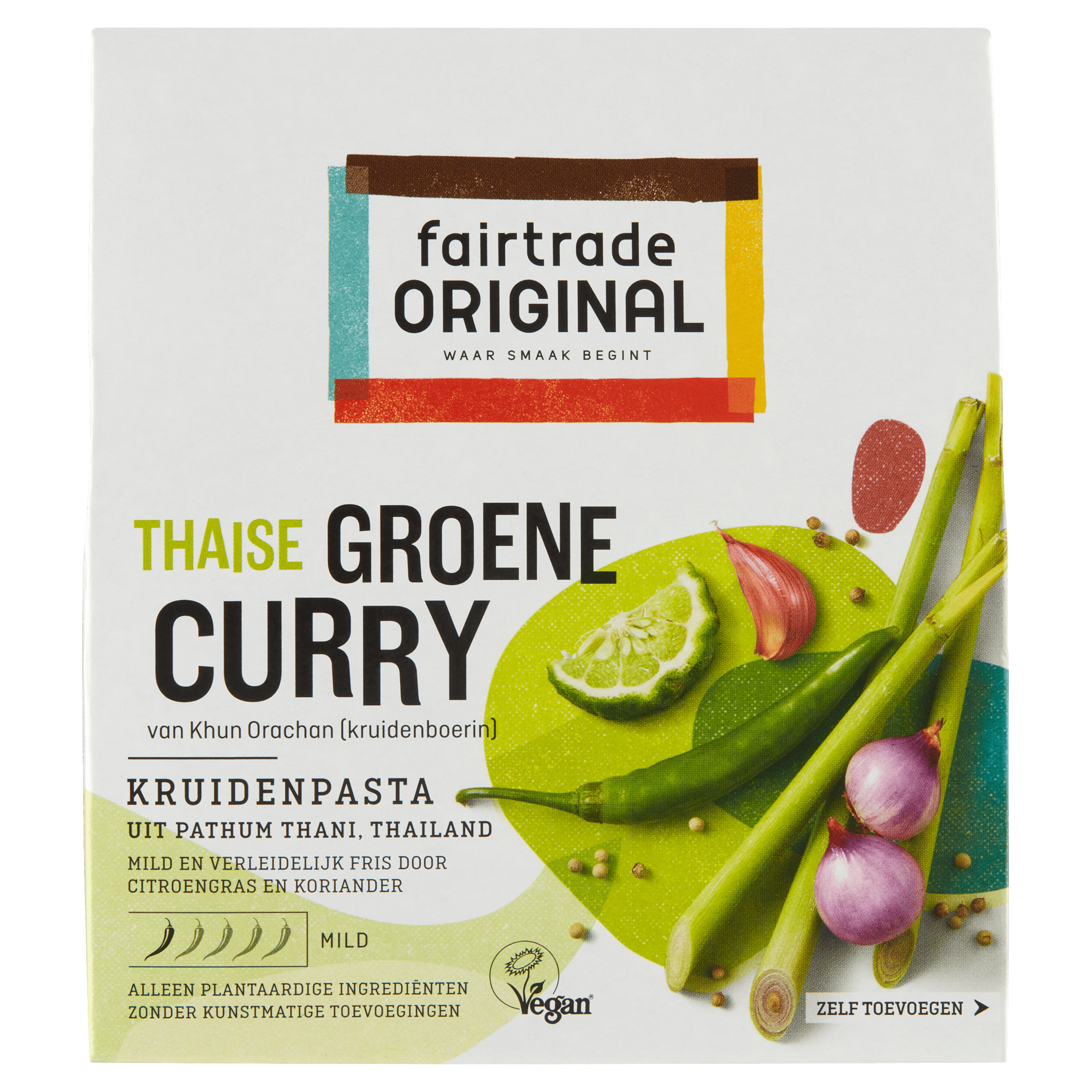 Fairtrade Original Groene Curry kruidenpasta Fairtrade