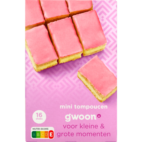 G'woon Tompoucen mini 16 stuks