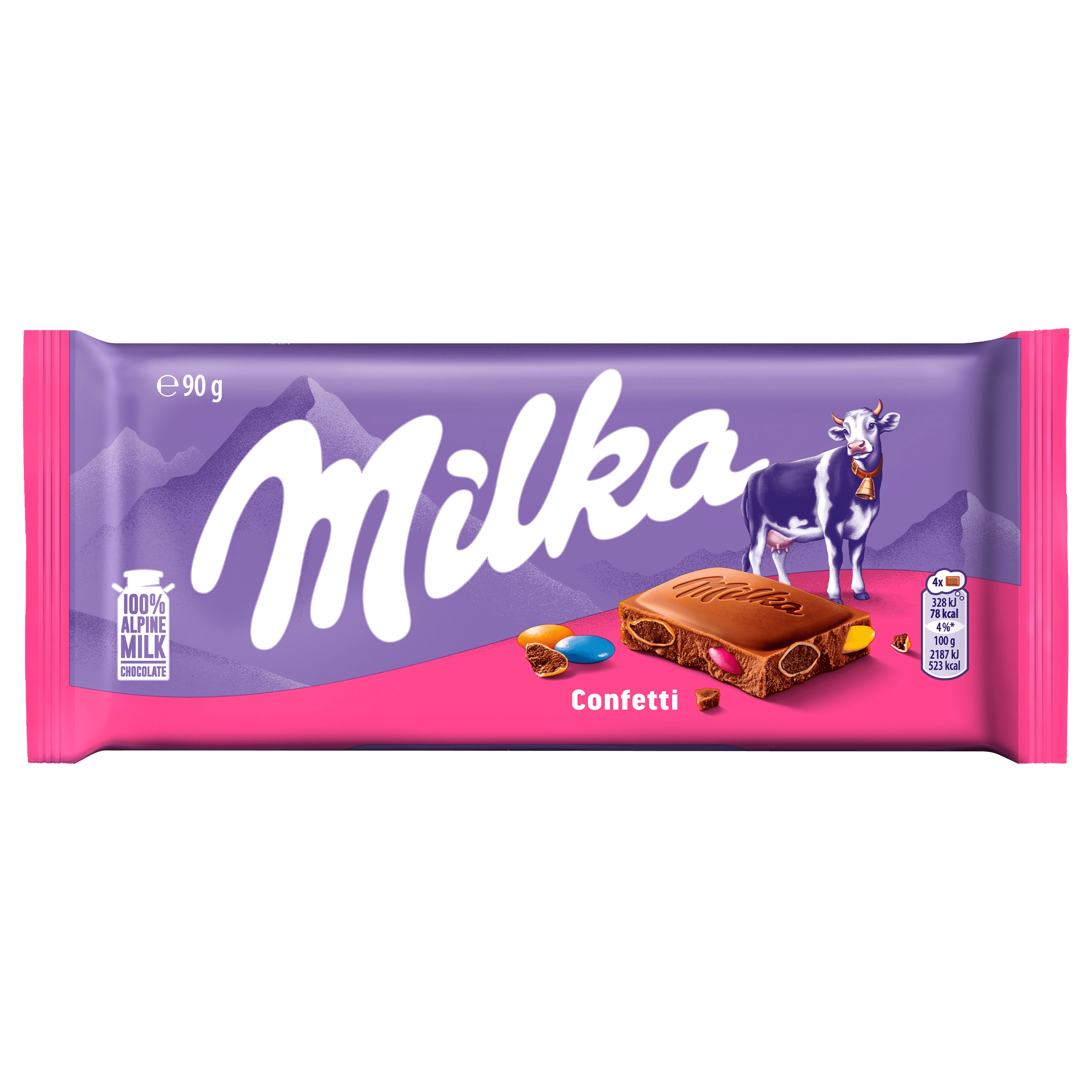 Milka Chocoladereep Confetti