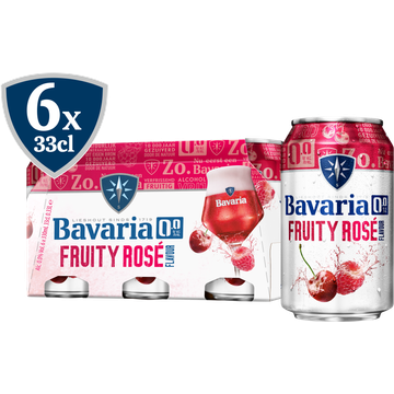 Bavaria 0.0%  Fruity Rosé 6x330ml