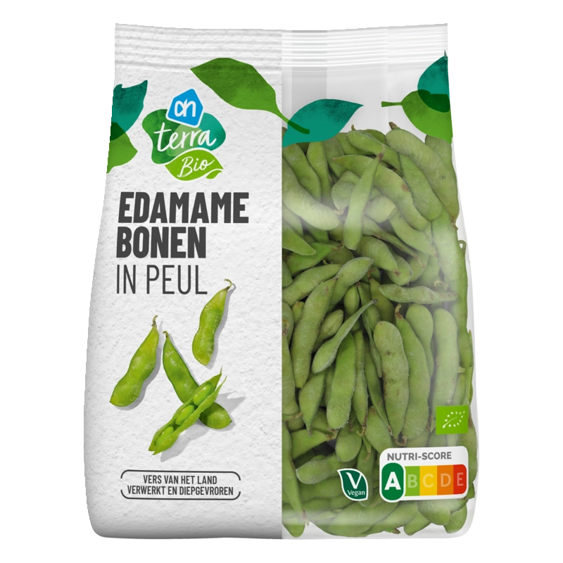 AH Terra Biologische edamame bonen in peul