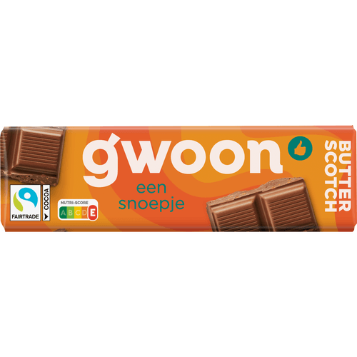 G'woon Chocoladereep butterscotch