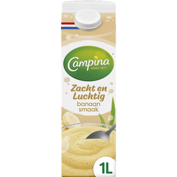 Campina Zacht en Luchtig Banaan Smaak 1 L