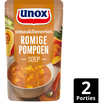 Unox Romige Pompoen Soep met Natuurlijke Ingrediënten 570 ml