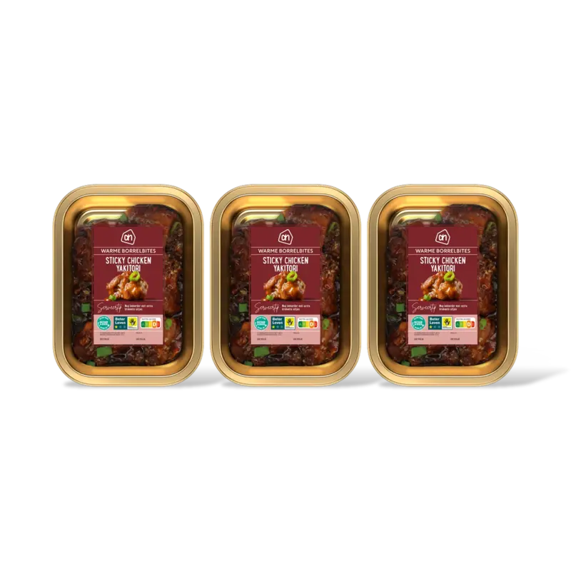 AH Sticky chicken yakitori 3-pack