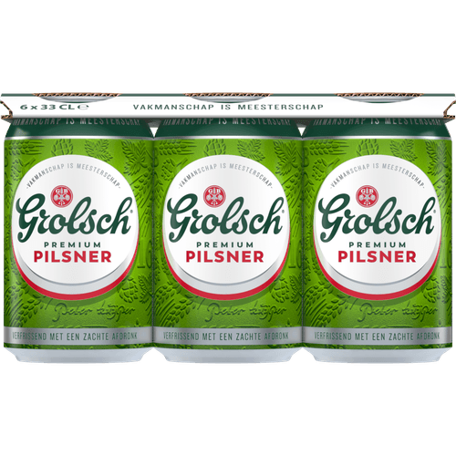 Grolsch Pilsener 6x33 cl