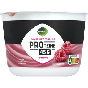Melkan Protein Kwark Framboos