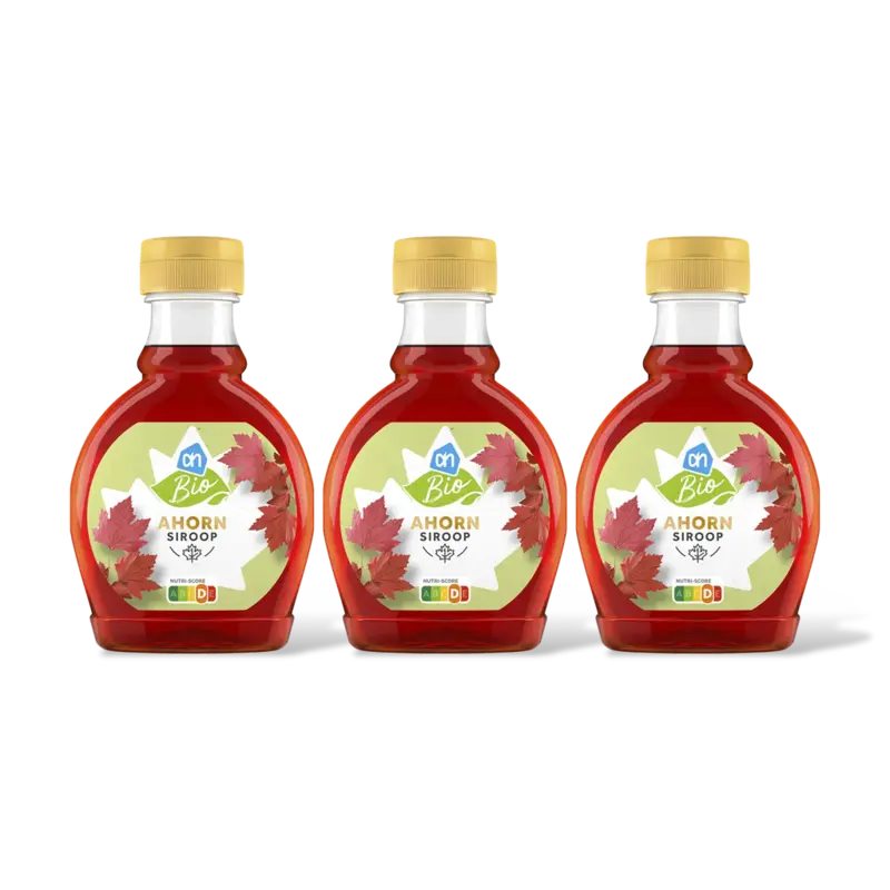 AH Biologisch Ahornsiroop 3-pack
