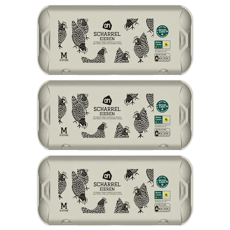 AH Verse scharreleieren S M 3-pack