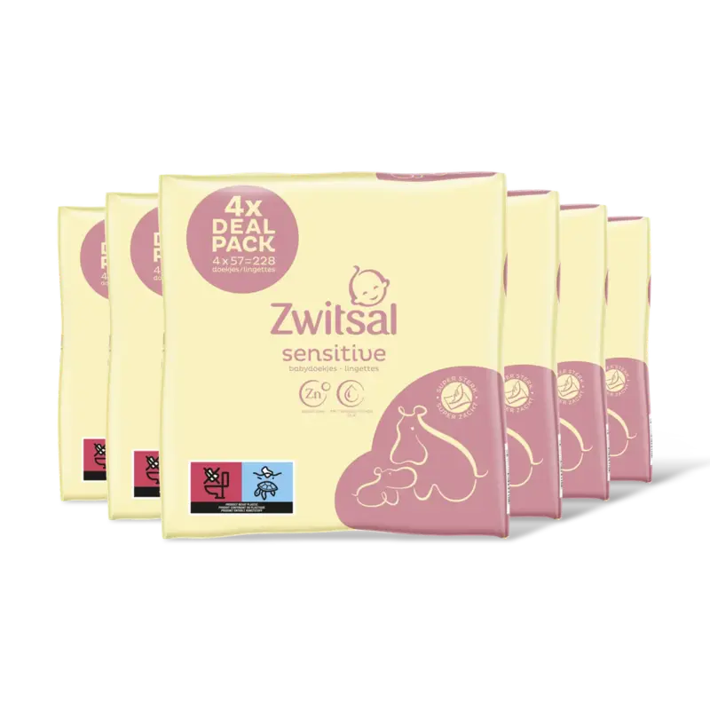 Zwitsal Baby sensitive billendoekjes 24-pack
