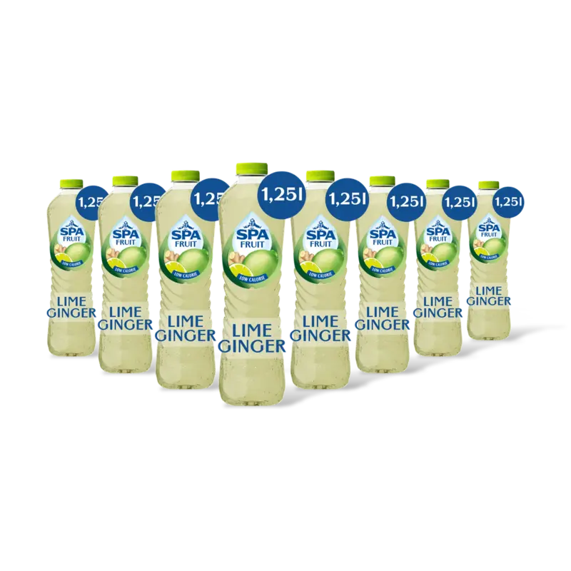 Spa Fruit lime ginger 8-pack