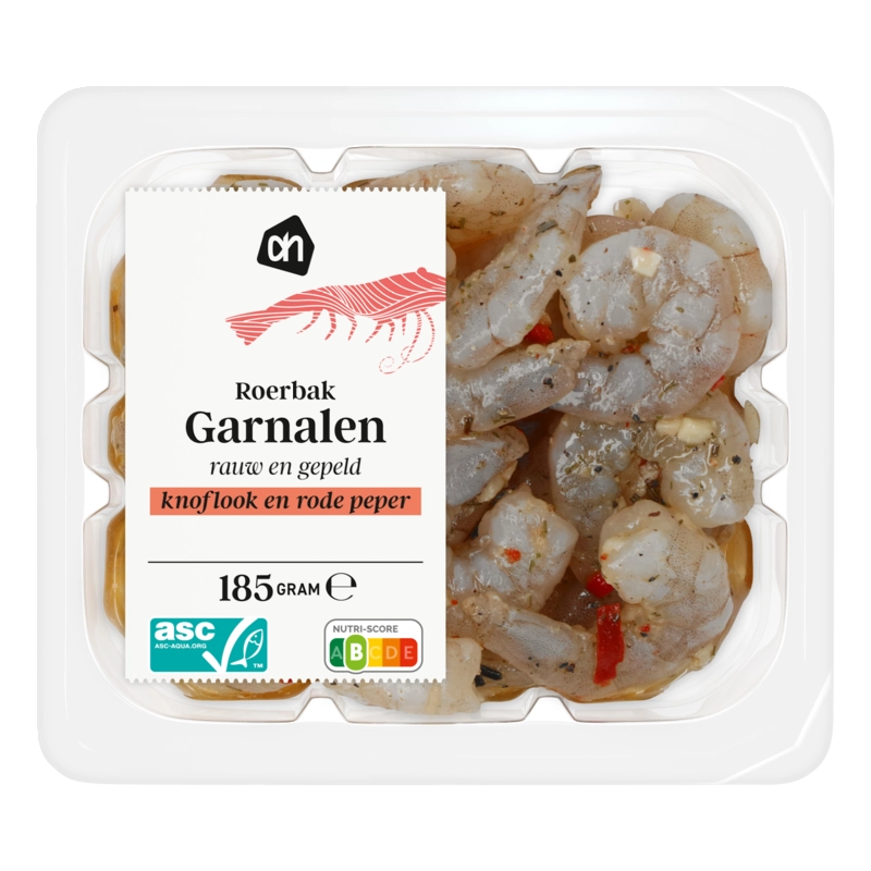 AH Roerbak garnalen knoflook