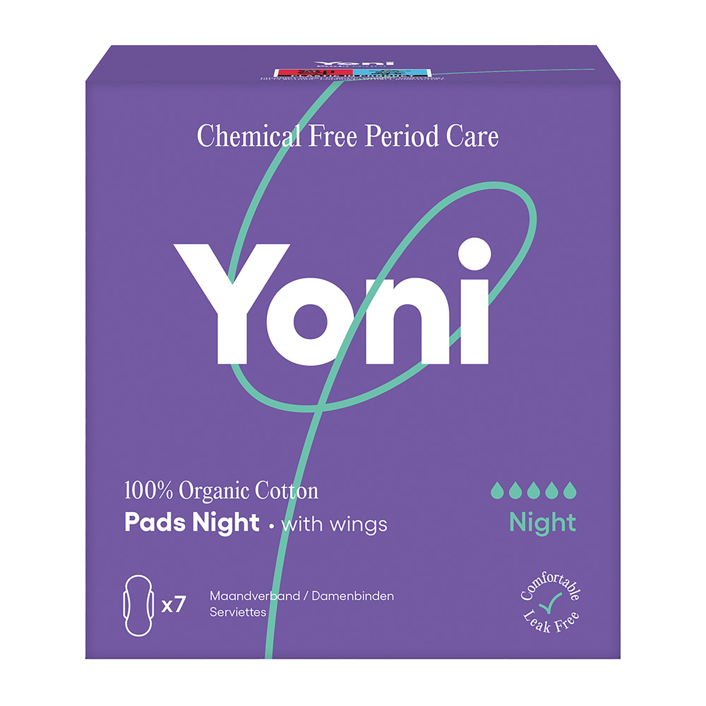 Yoni Maandverband Night 100% Biologisch