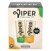 viper hard steltzer ice tea lemon & mango
