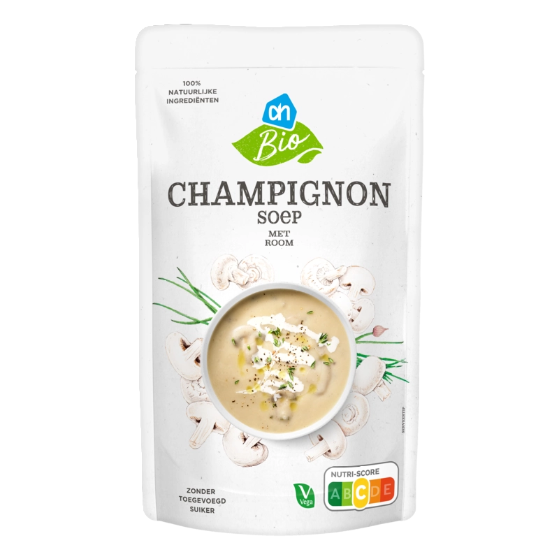 AH Biologisch Champignon soep met room