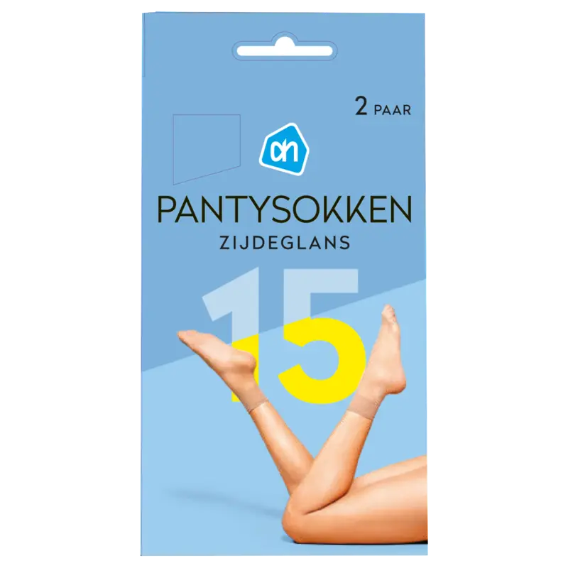 AH Pantysok zijdeglans zwart 15 denier
