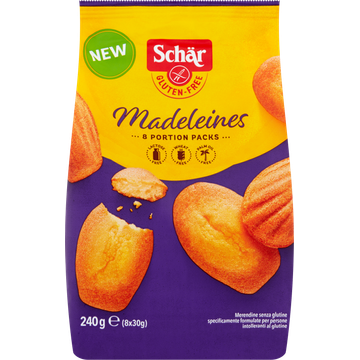 Schär  Madeleines Glutenvrij 8 x 30 g