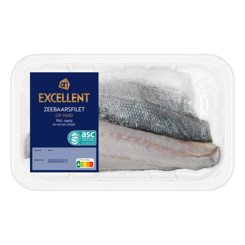 AH Zeebaarsfilet op huid