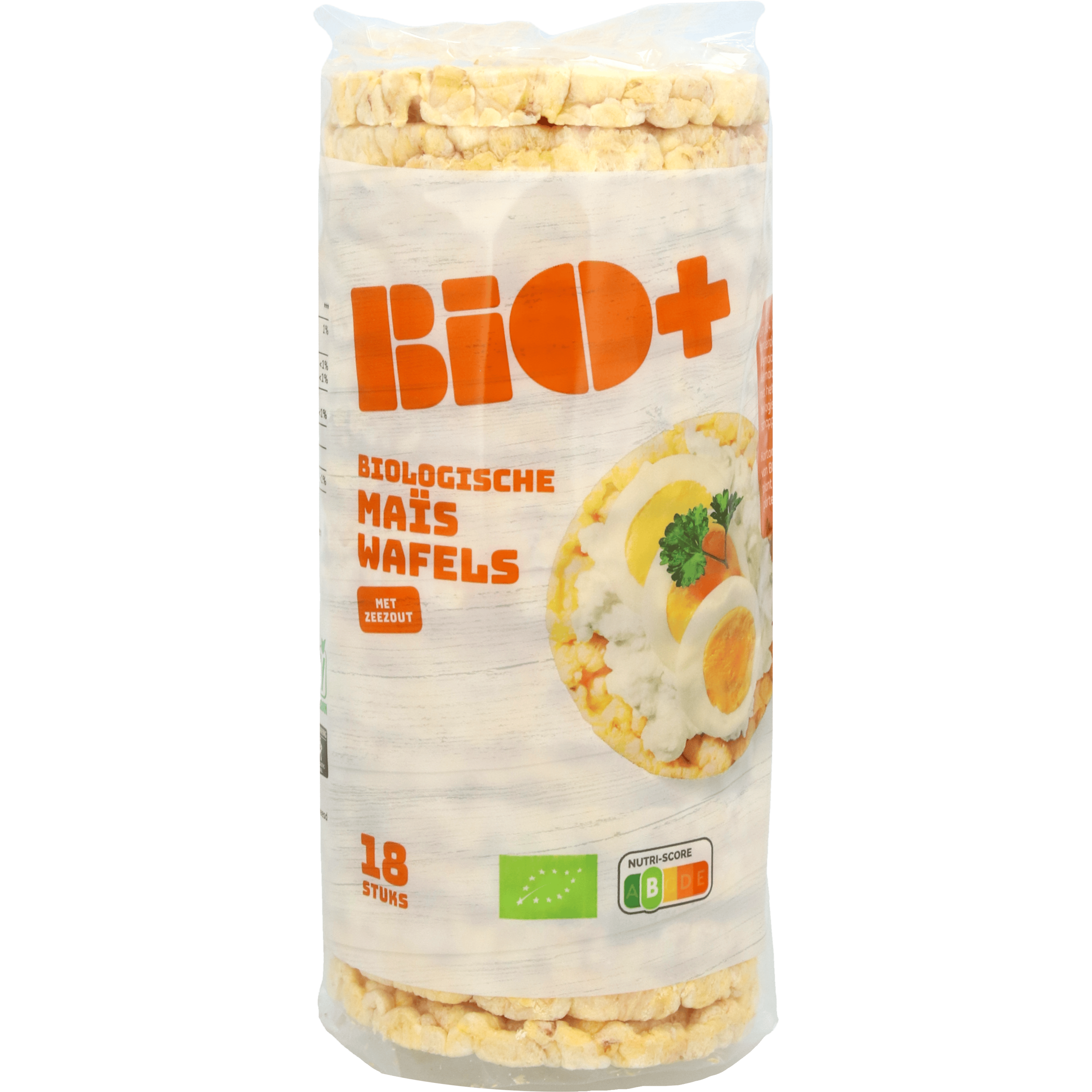 BIO+ Maiswafels met Zeezout