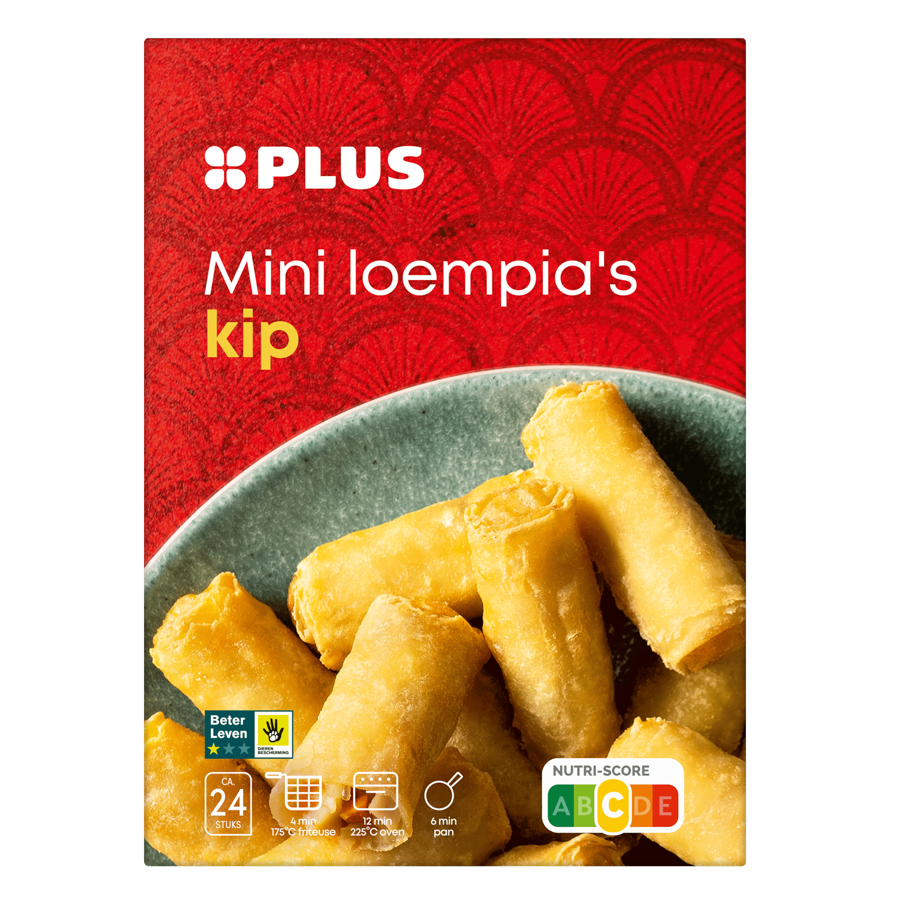 PLUS Mini loempia's kip BLK 24ST