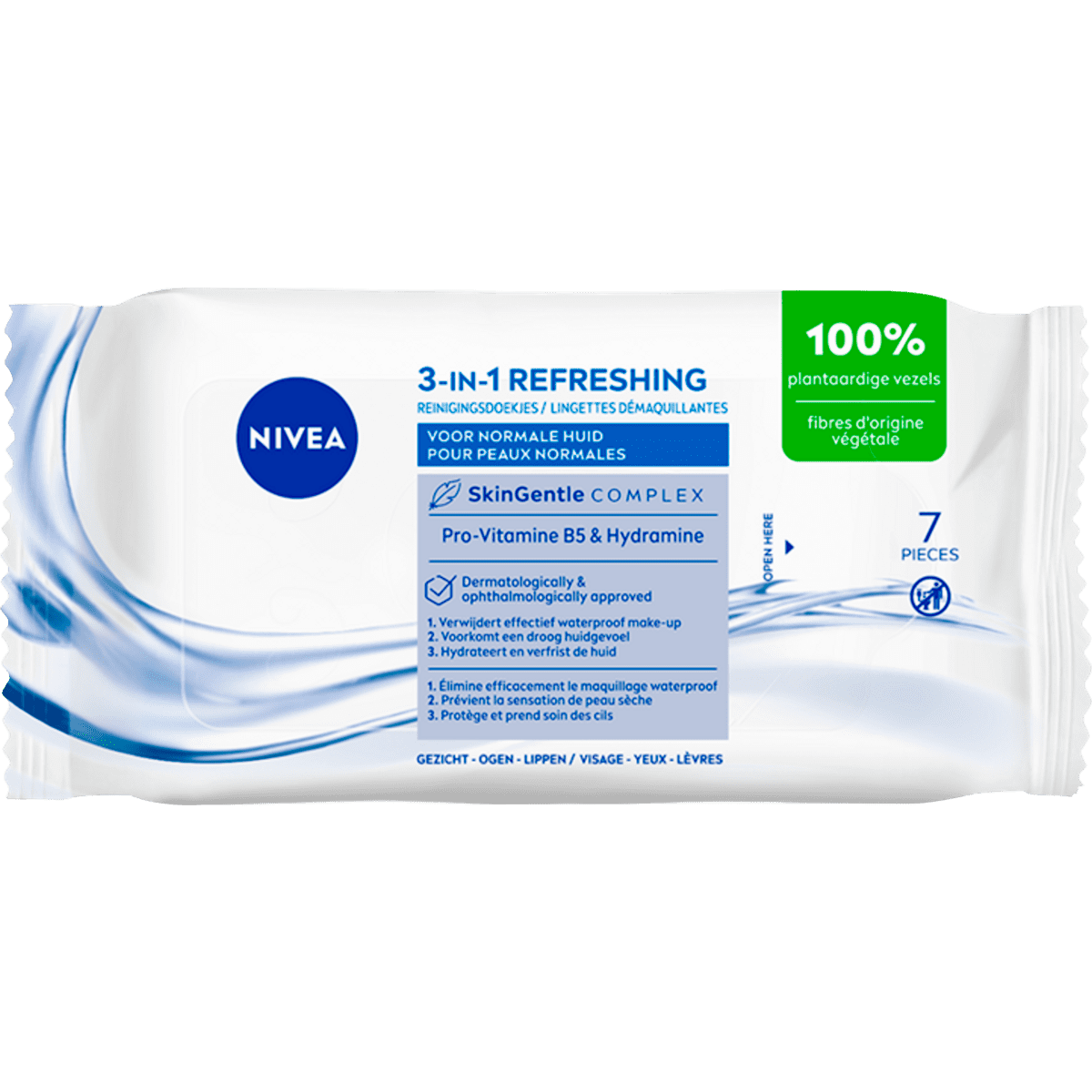 NIVEA 3-In-1 Reinigingsdoekjes Mini 7 stuks