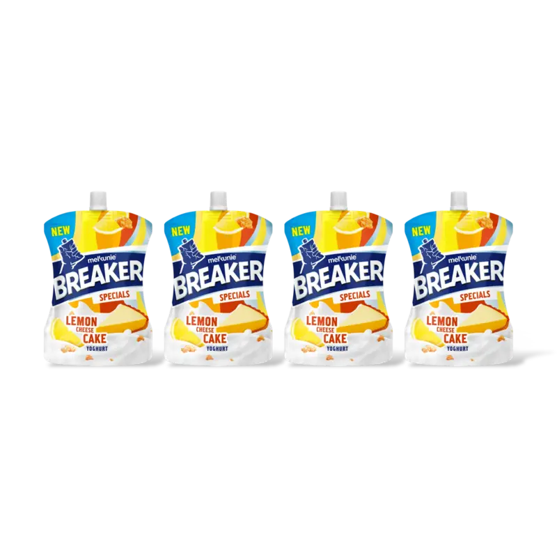 Melkunie Breaker lemon cheesecake yoghurt 4-pack