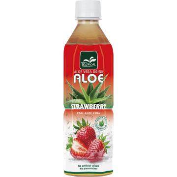 Tropical Aloe Vera Drink Strawberry 500 ml