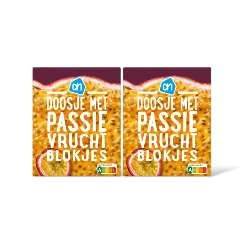 AH Doosje met passievruchtblokjes 2-pack
