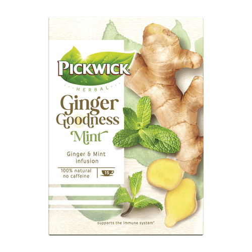 Pickwick Ginger goodness thee mint 15 zakjes