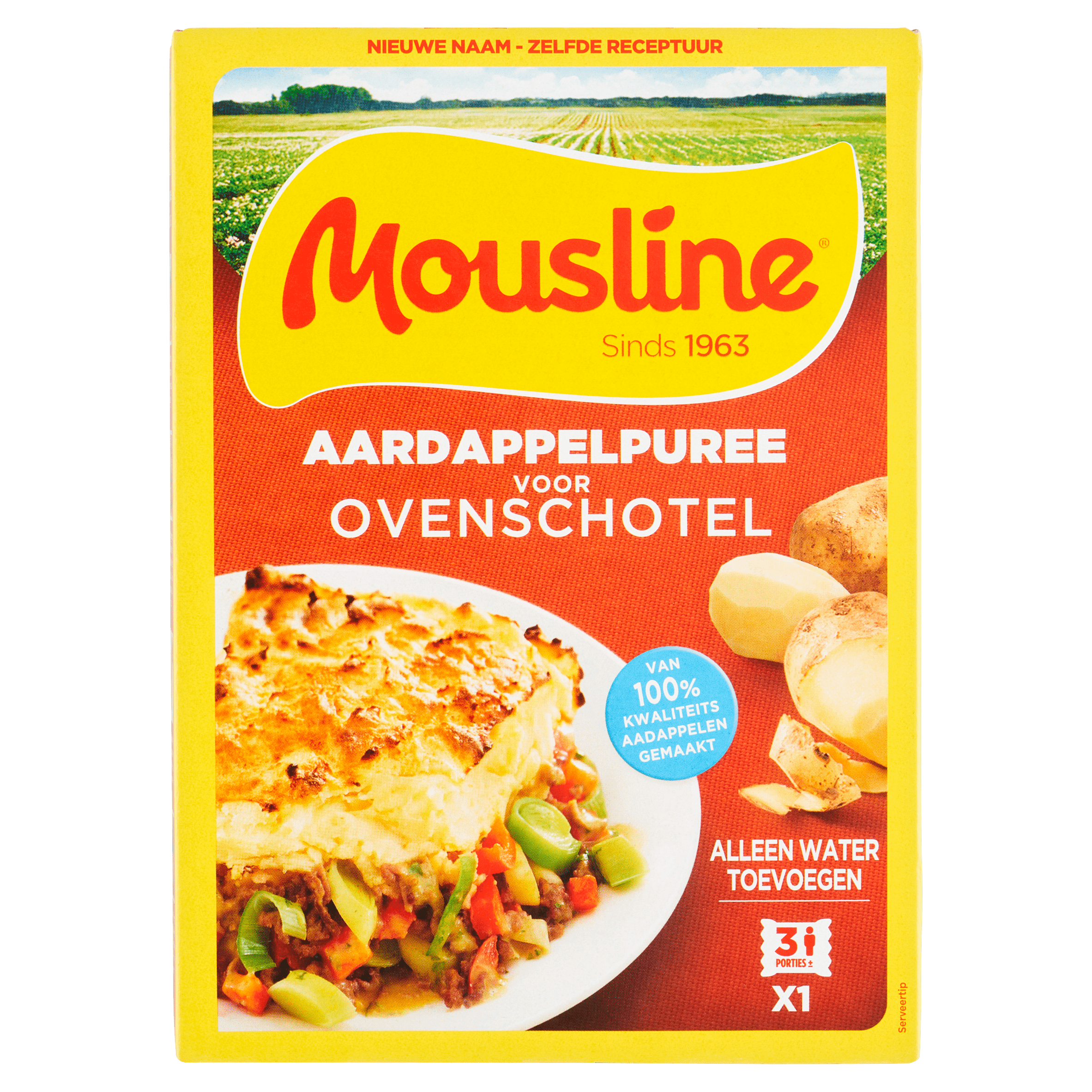 Mousline Aardappelpuree voor Ovenschotel