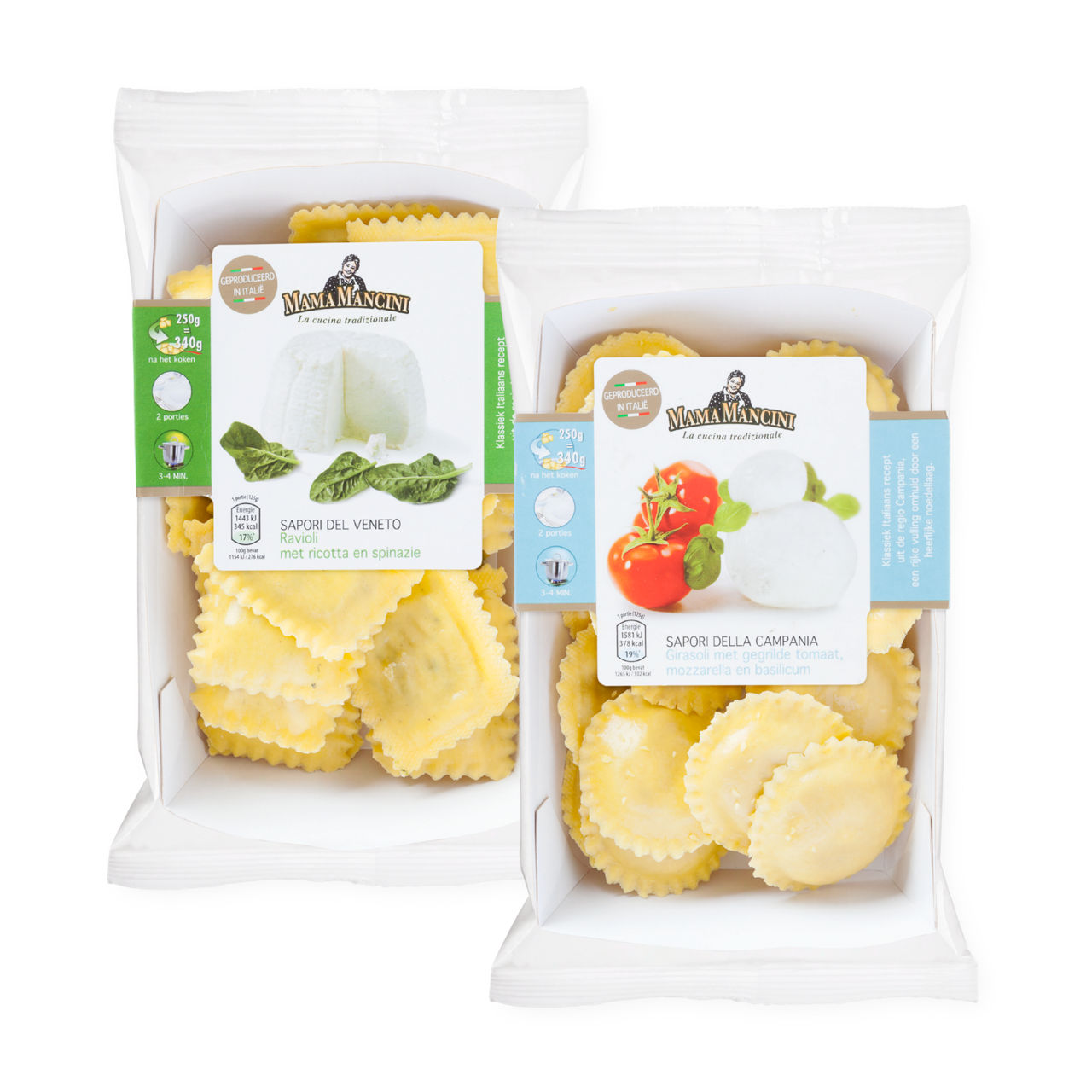 Verse gevulde pasta