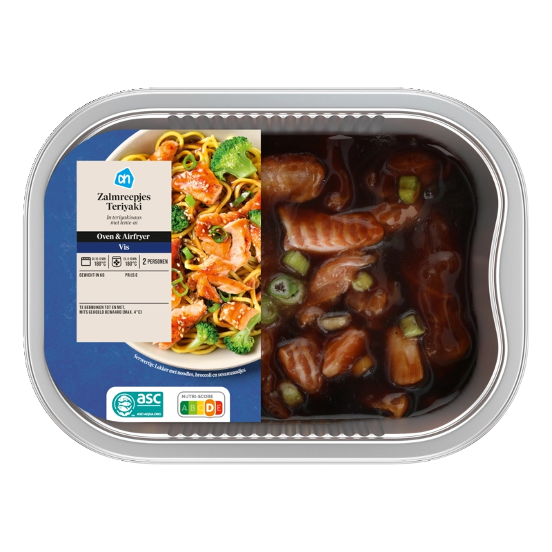 AH Ovenschotel zalm in teriyakisaus