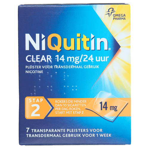 Niquitin Pleister 14mg stap 2