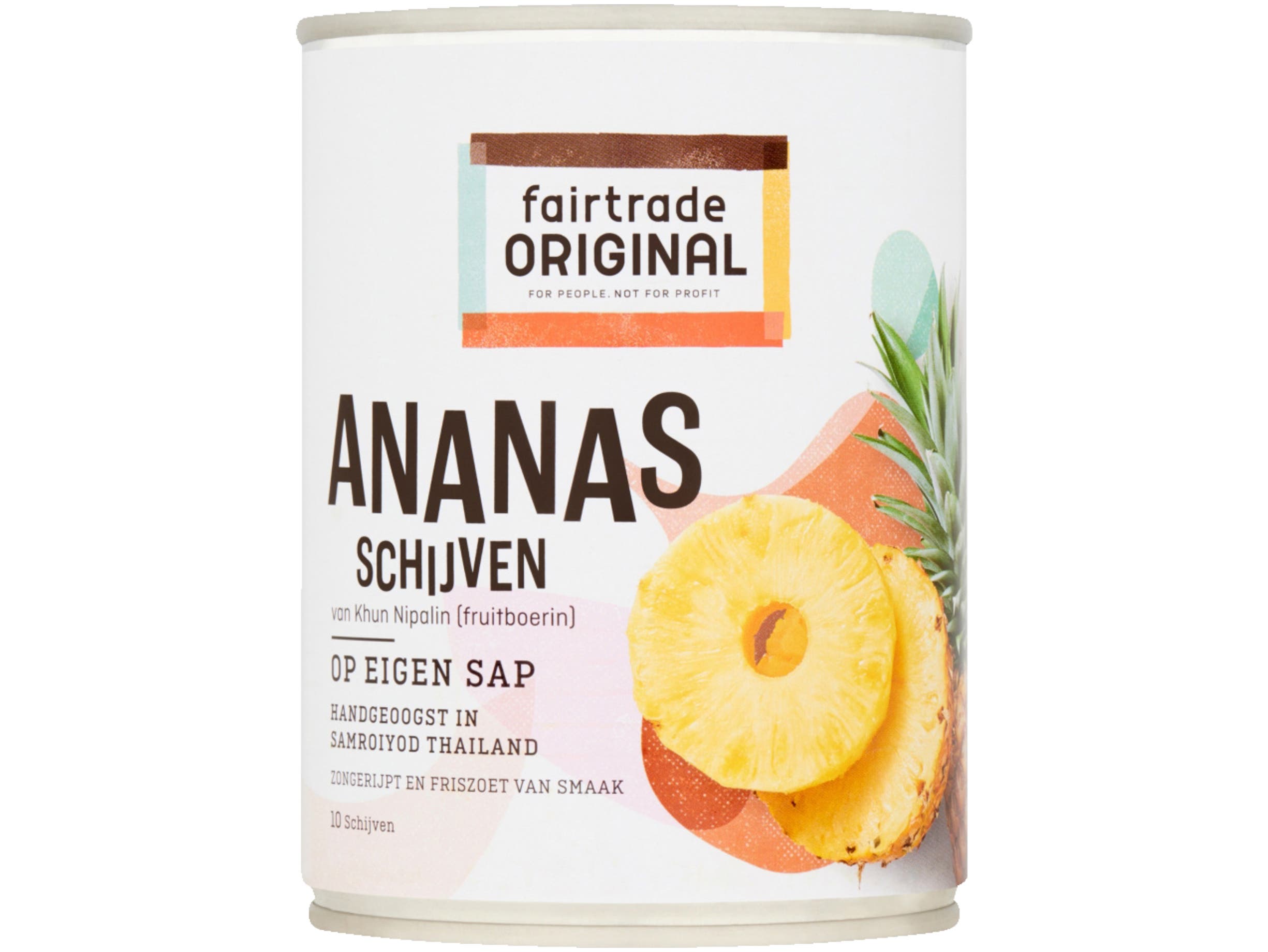 Ananasschijven op eigen sap