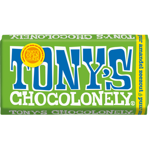 Tony's Chocolonely puur amandel zeezout