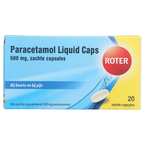 Roter Paracetamol Liquid Caps 500mg 20st