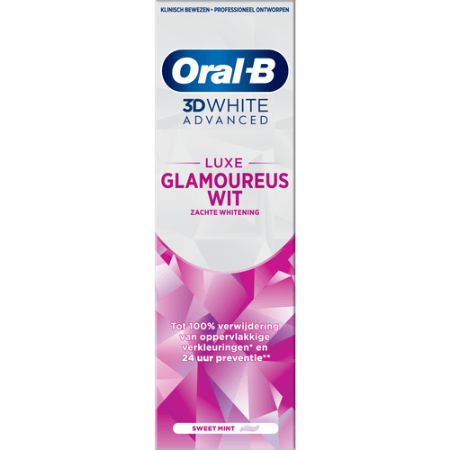 Oral-B Tandpasta 3d white luxe glamoreus wit