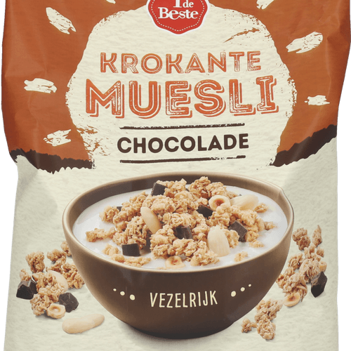 1 de Beste Krokante muesli chocolade