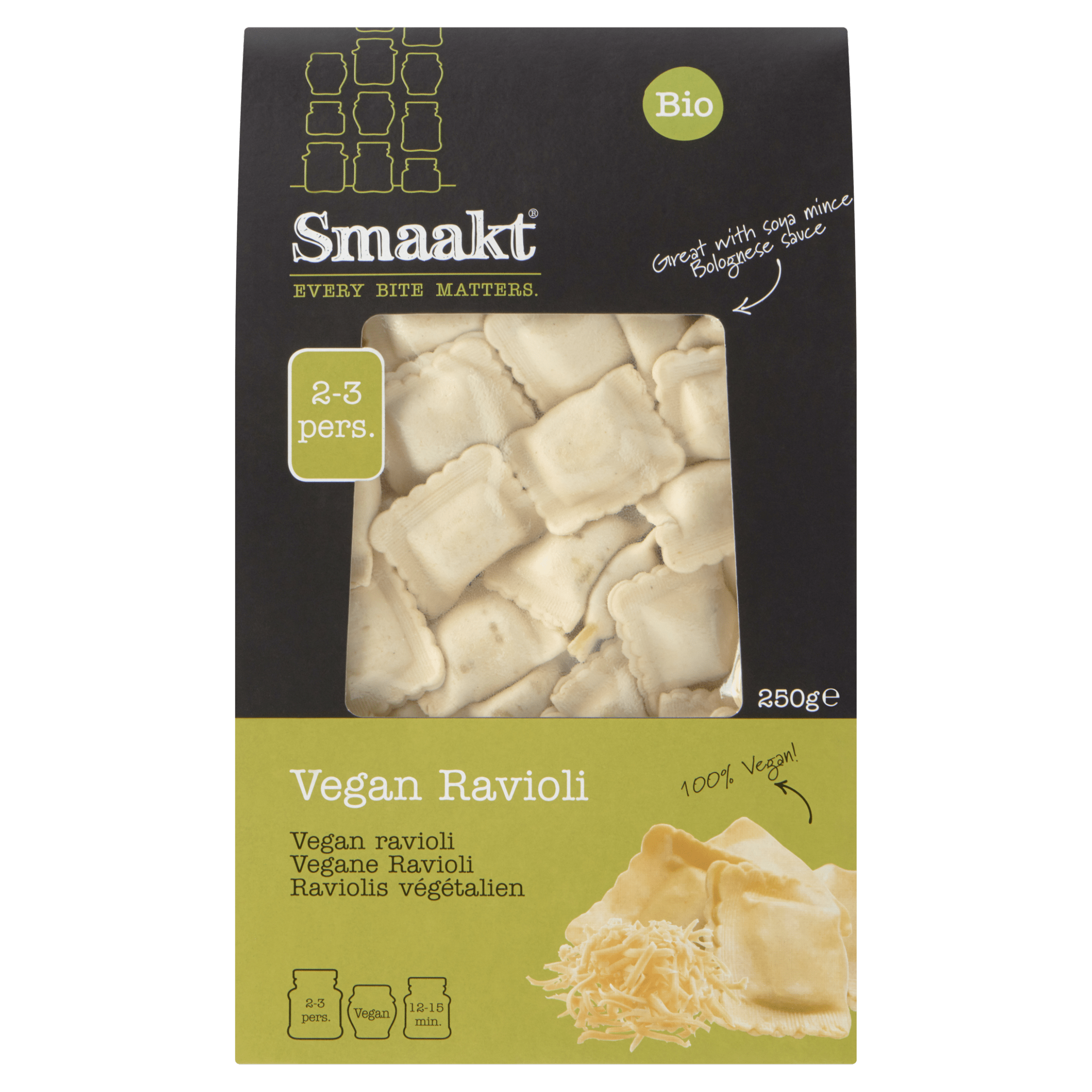 Smaakt Vegan ravioli bio