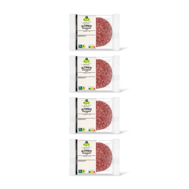 AH Biologisch Ultimate beefburger 4-pack