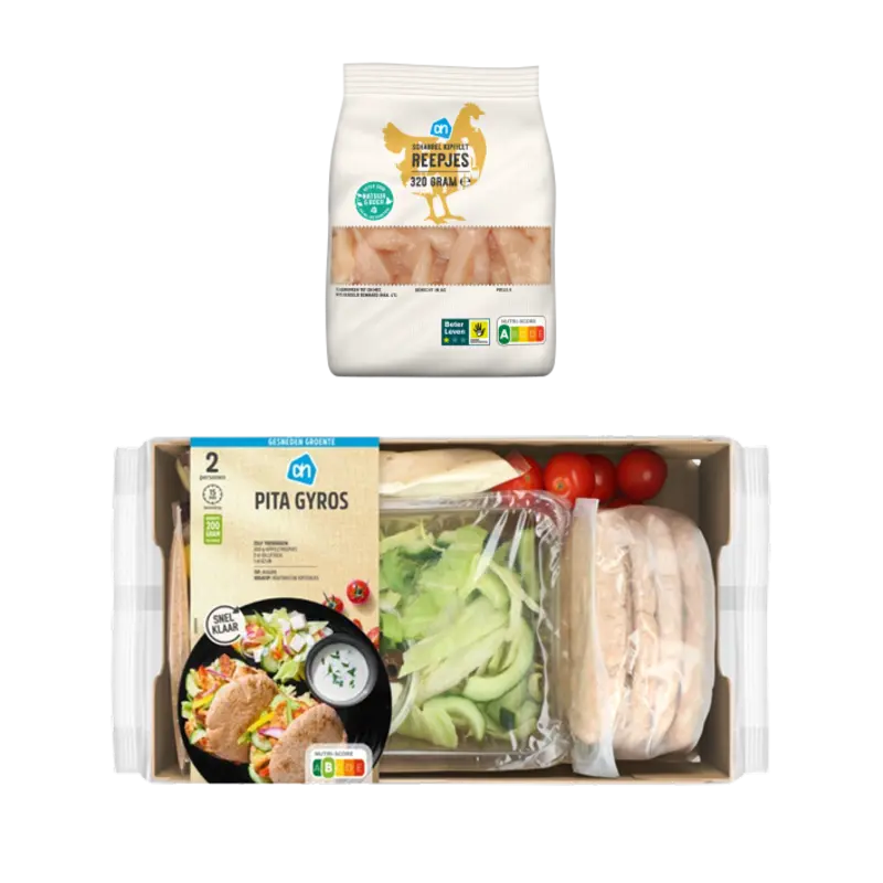 AH Gesneden Griekse Pita Gyros Verspakket