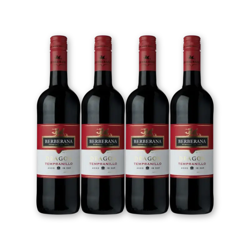 Berberana Berberana Red Dragon Temp. 4 flessen