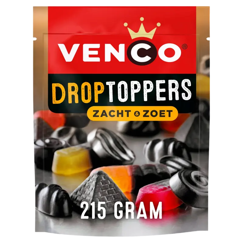 Venco Droptoppers zacht & zoet